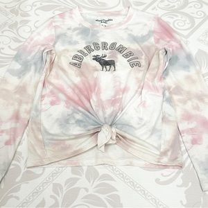Girls Abercrombie Kids Tie Dye Front Knot size 7/8